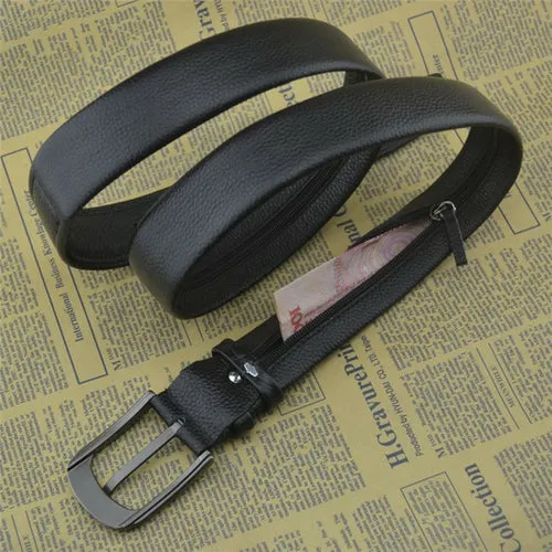 2022  togo  leather  strip with   ratchet buckle hide money zipper