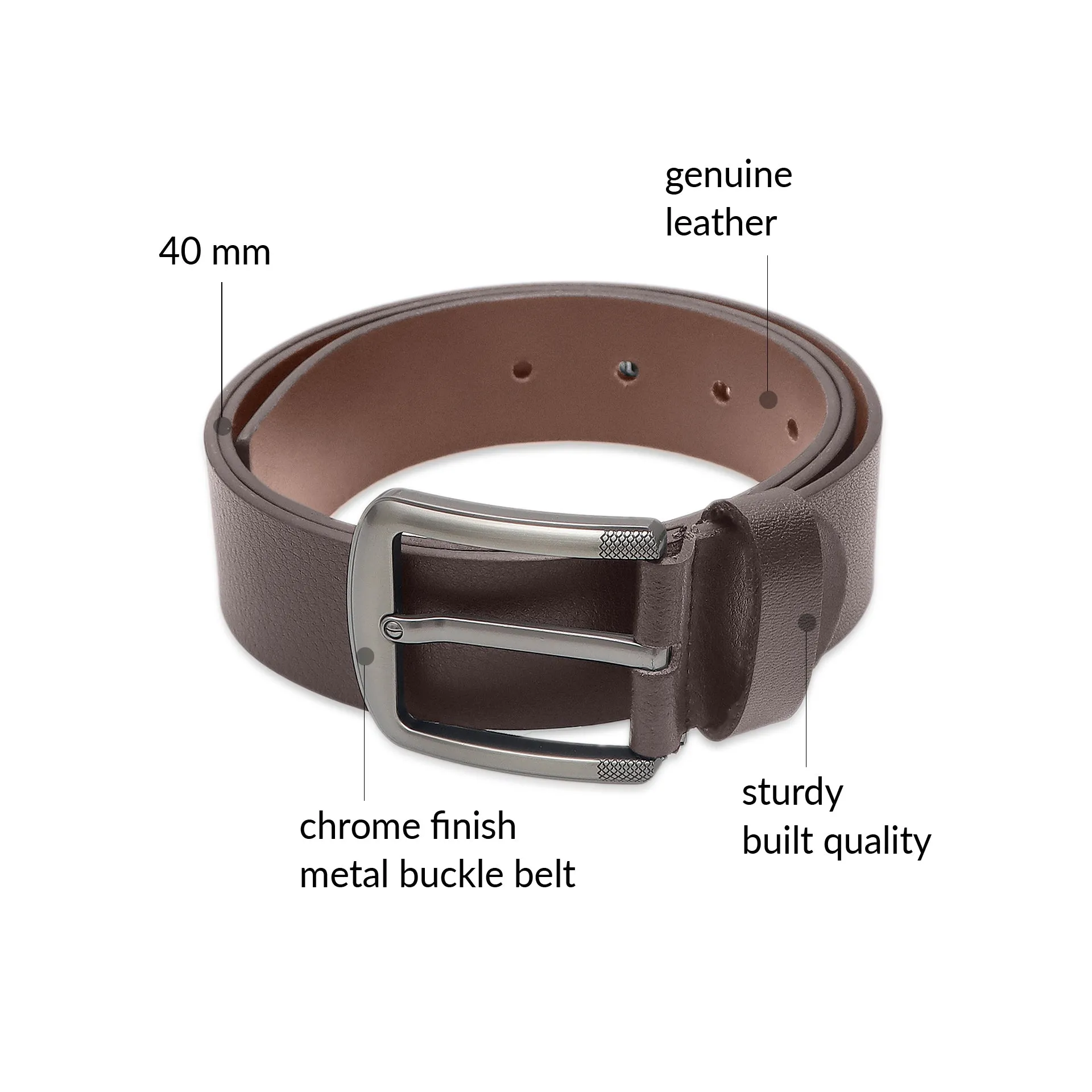 4141 Leather Belt for Men