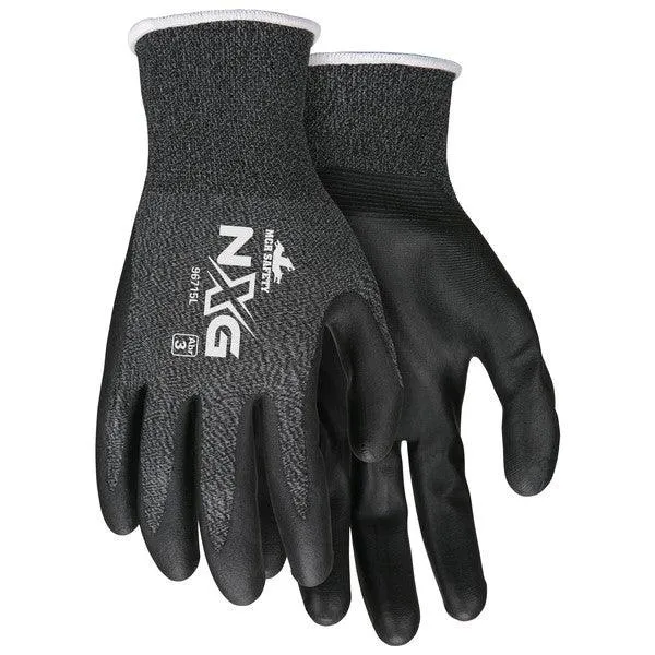 96715S MCR Safety Latex Free, 15 Gauge Gloves, Small, Nylon, Black