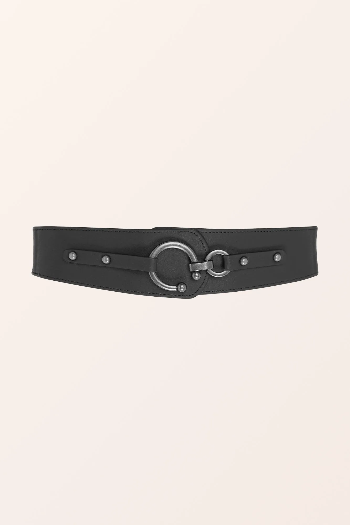 Adjustable Elastic Waist Belt - Black