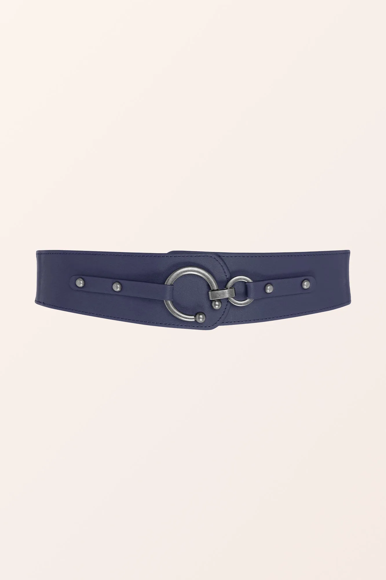 Adjustable Elastic Waist Belt - Midnight Blue