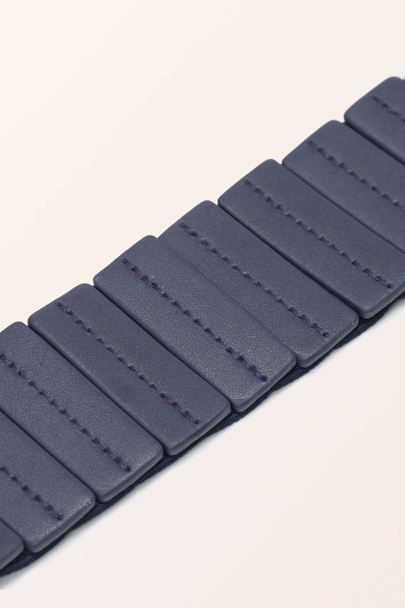 Adjustable Elastic Waist Belt - Midnight Blue