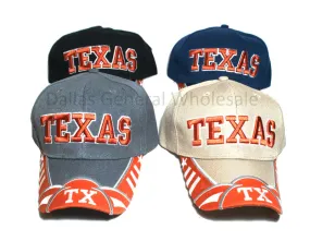 Adults "Texas" Casual Caps Wholesale