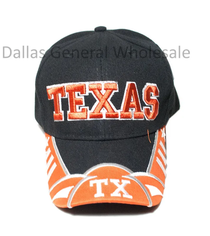 Adults "Texas" Casual Caps Wholesale