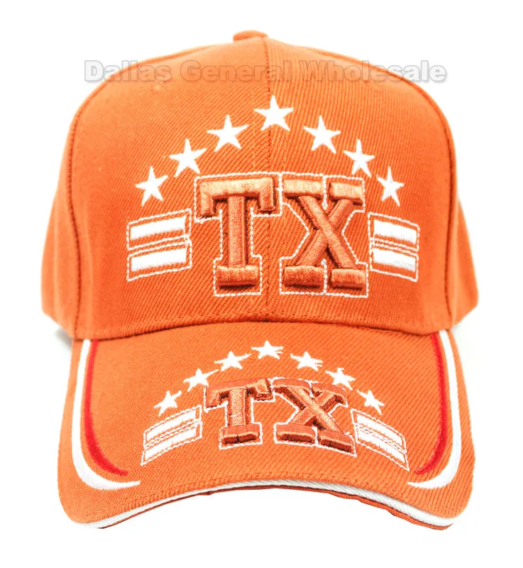 Adults TX Casual Baseball Caps Wholesale