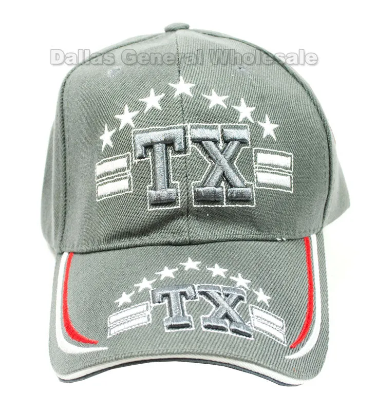 Adults TX Casual Baseball Caps Wholesale