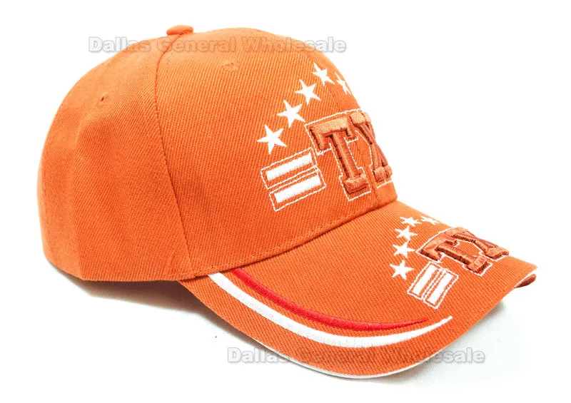 Adults TX Casual Baseball Caps Wholesale