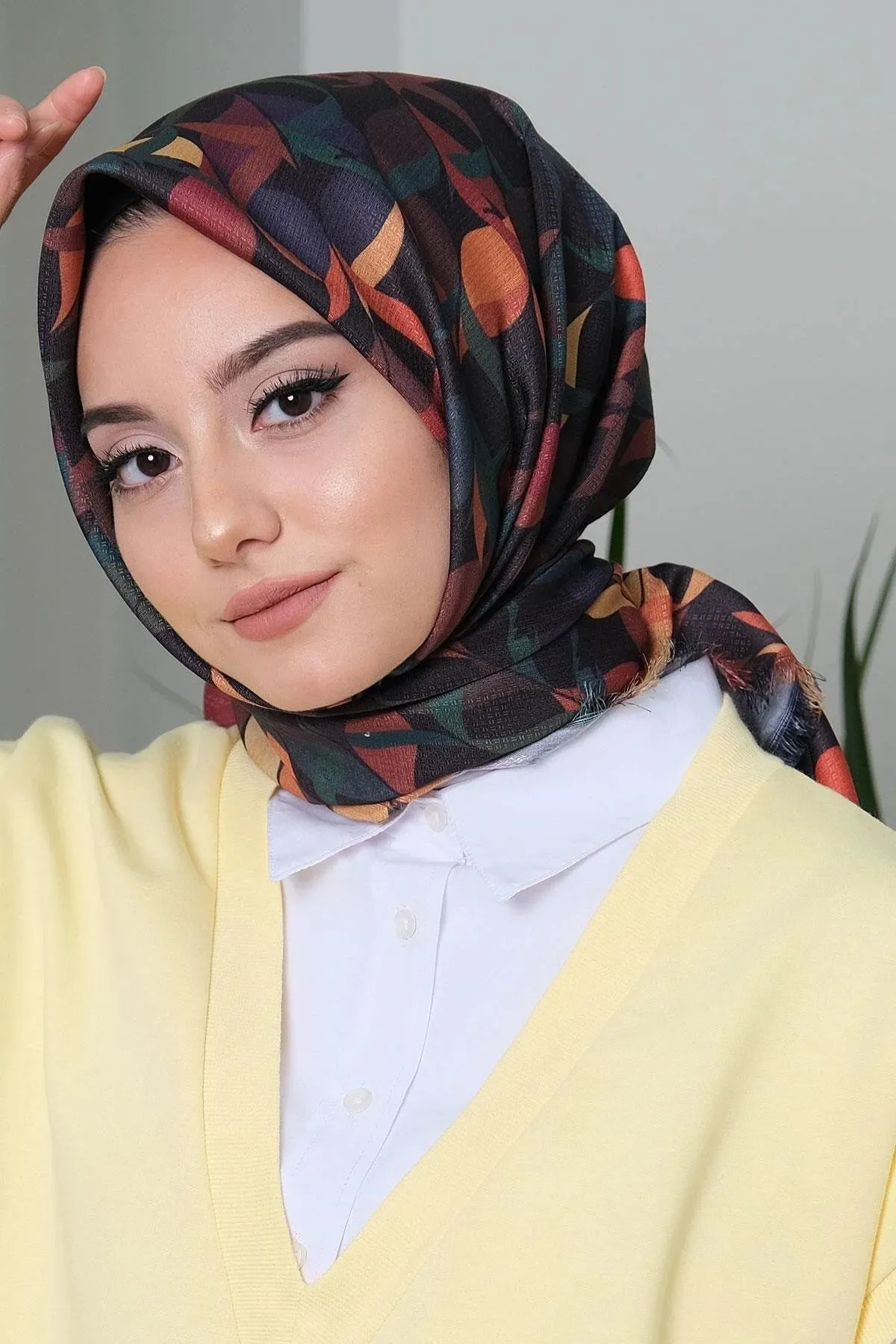 Afvente Patterned Cotton Scarf Hijabs