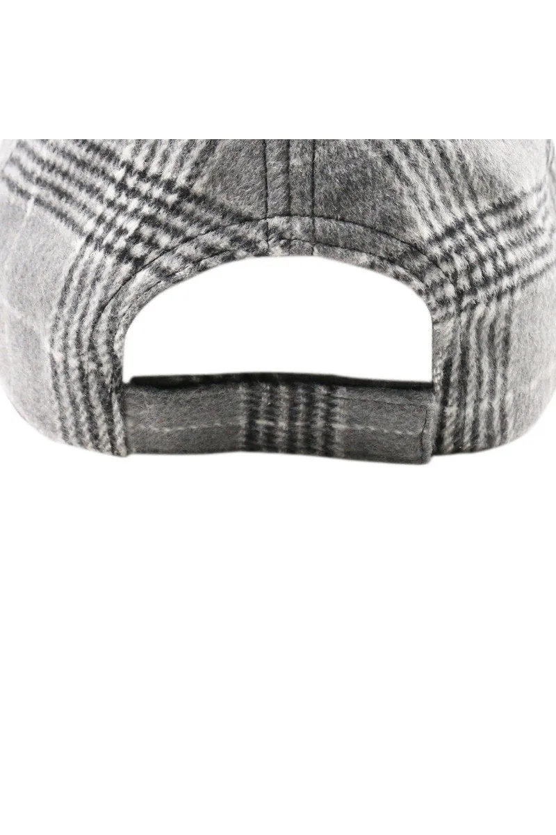 AUTUMN, WINTER TRENDY PLAID CAP