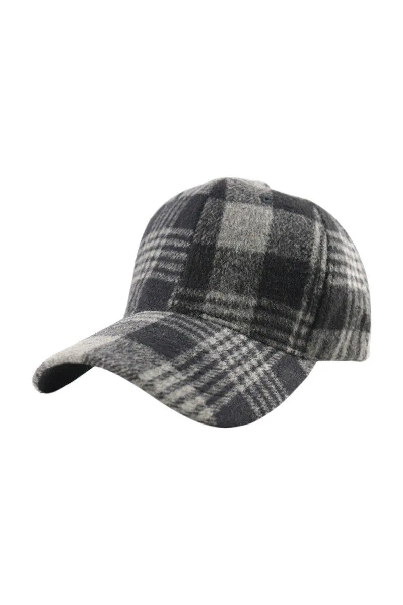 AUTUMN, WINTER TRENDY PLAID CAP