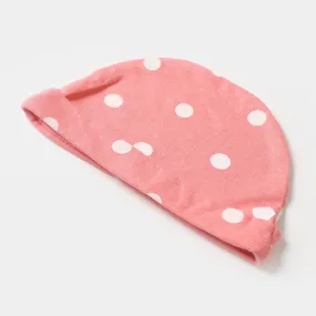 Baby Round Cap | Polka Dot