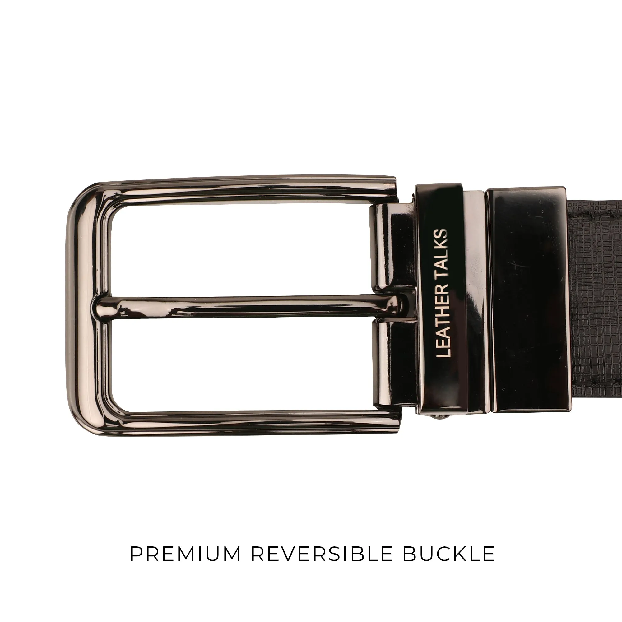 Bali Reversible Leather Belt | Genuine Leather Belt for Men| Color: Black & Brown