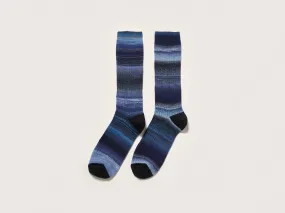 Baque rib-knit socks (242 / W / COMBO C)