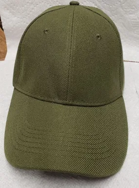 Cliff --  Acrylic Baseball Cap -- Olive