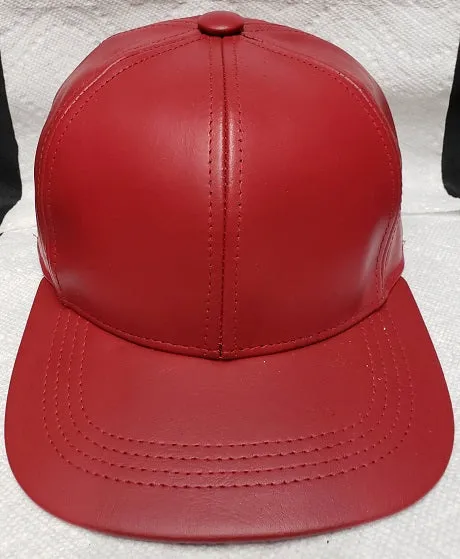 Clyde -- Leather Baseball Cap