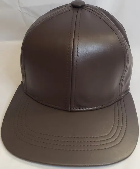 Clyde -- Leather Baseball Cap