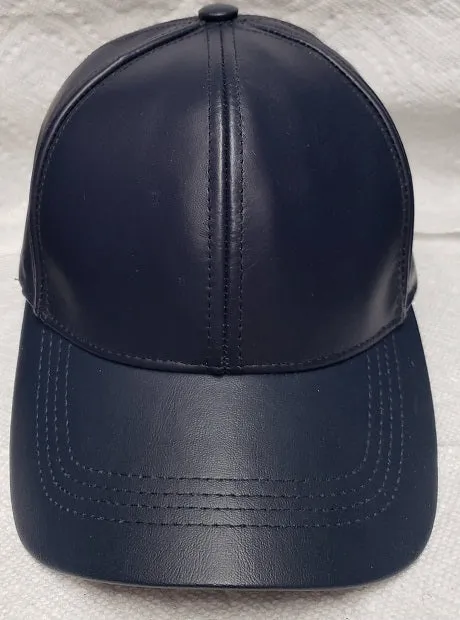 Clyde -- Leather Baseball Cap