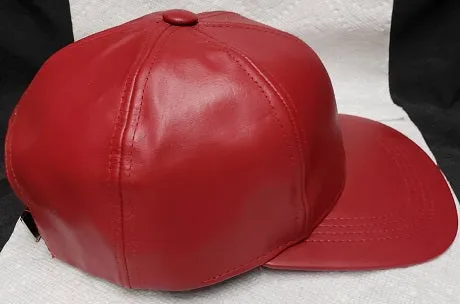 Clyde -- Leather Baseball Cap