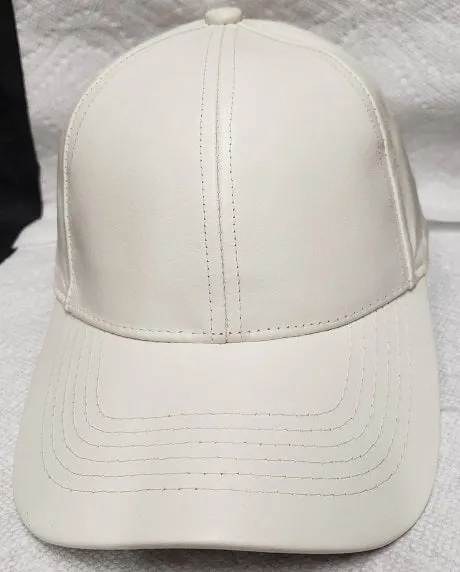 Clyde -- Leather Baseball Cap