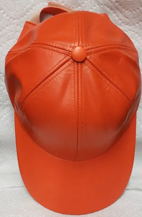 Clyde -- Leather Baseball Cap