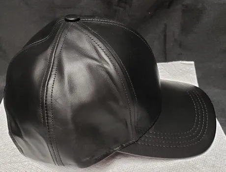 Clyde -- Leather Baseball Cap