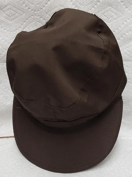 Combat Fitted Cotton Cap -- Brown