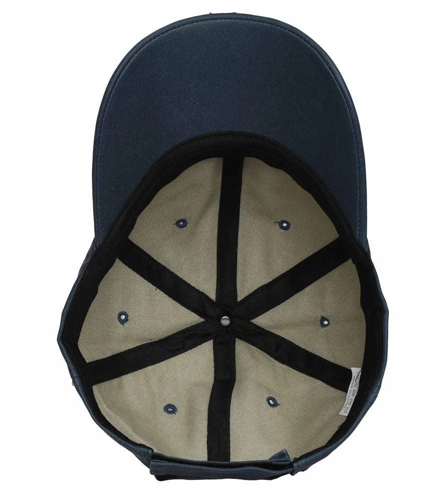 Fabseasons Blue Solid casual Unisex Baseball cap