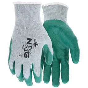 FT350M MCR Safety Flex Tuff Gloves, Medium, Cotton Polyester Blend, Green