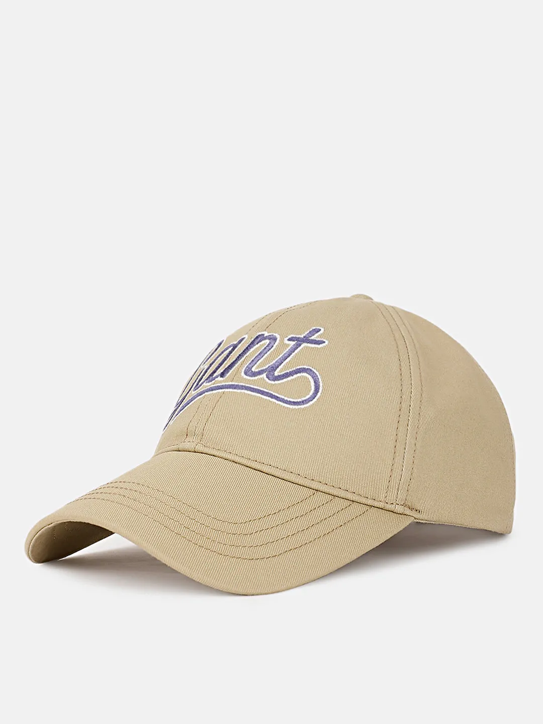 Gant Boys Beige Solid Baseball Cap