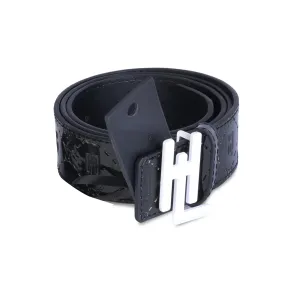 Hamster London Raver Belt Black Belt White Buckle