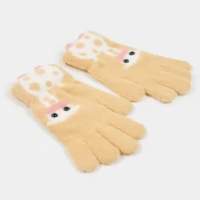 Kids Cute & Warm Full Finger Winter Gloves