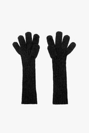 Knitted Glove - Black