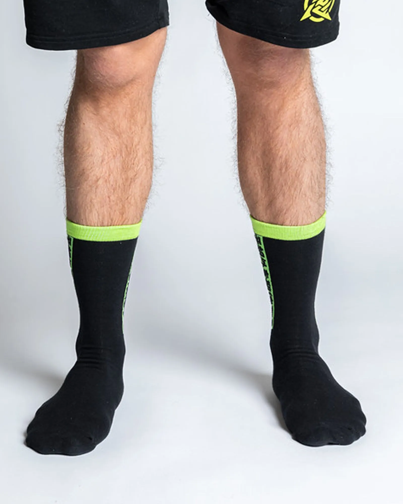 Kurashikku - Neon Black Socks