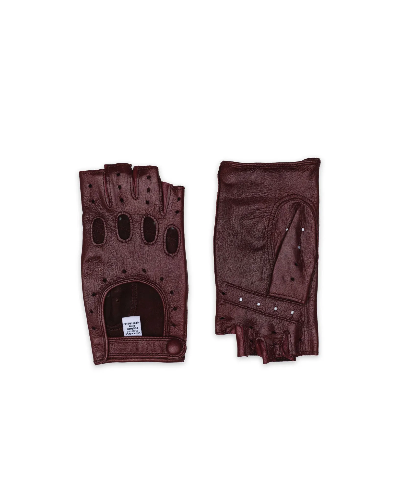 La spezia Rubino leather gloves