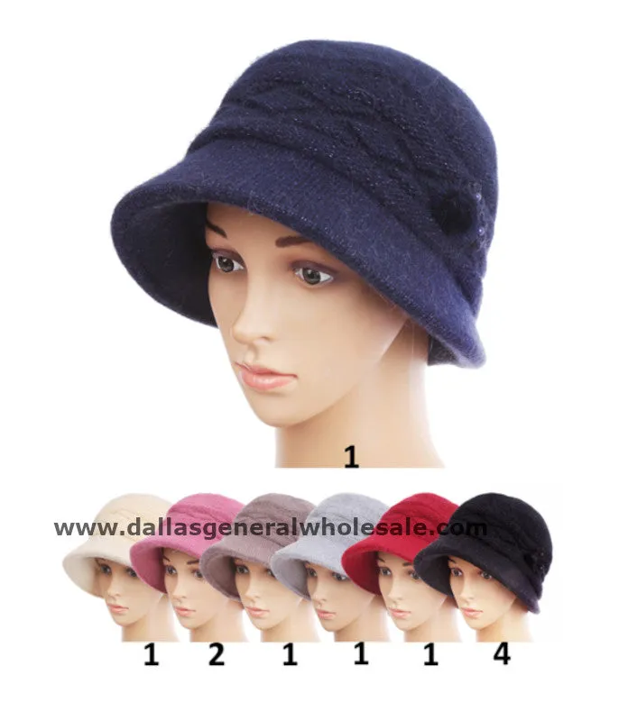 Ladies Trendy Visor Beanies Caps Wholesale