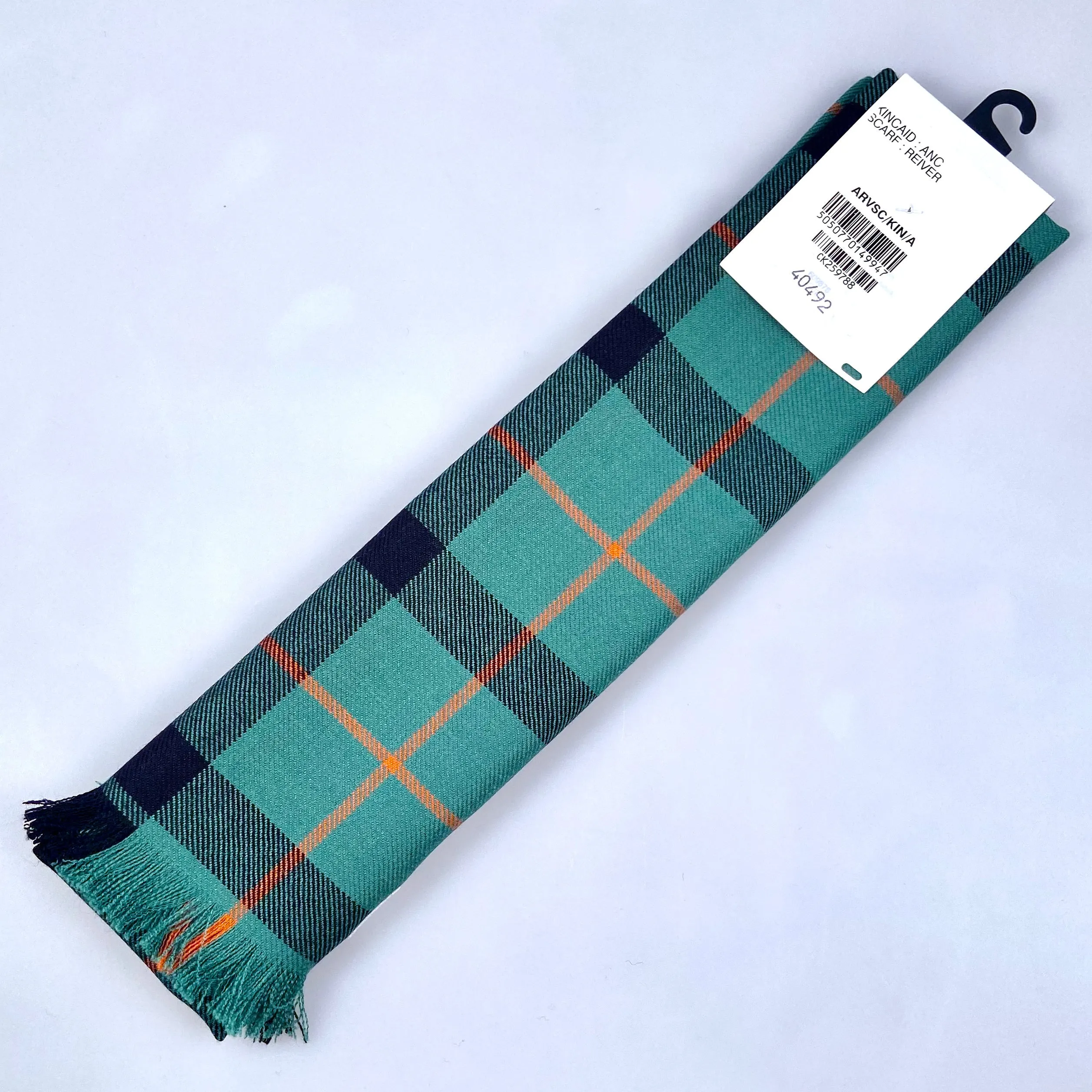 Luxury Lightweight Scarf in Kincaid Ancient Tartan