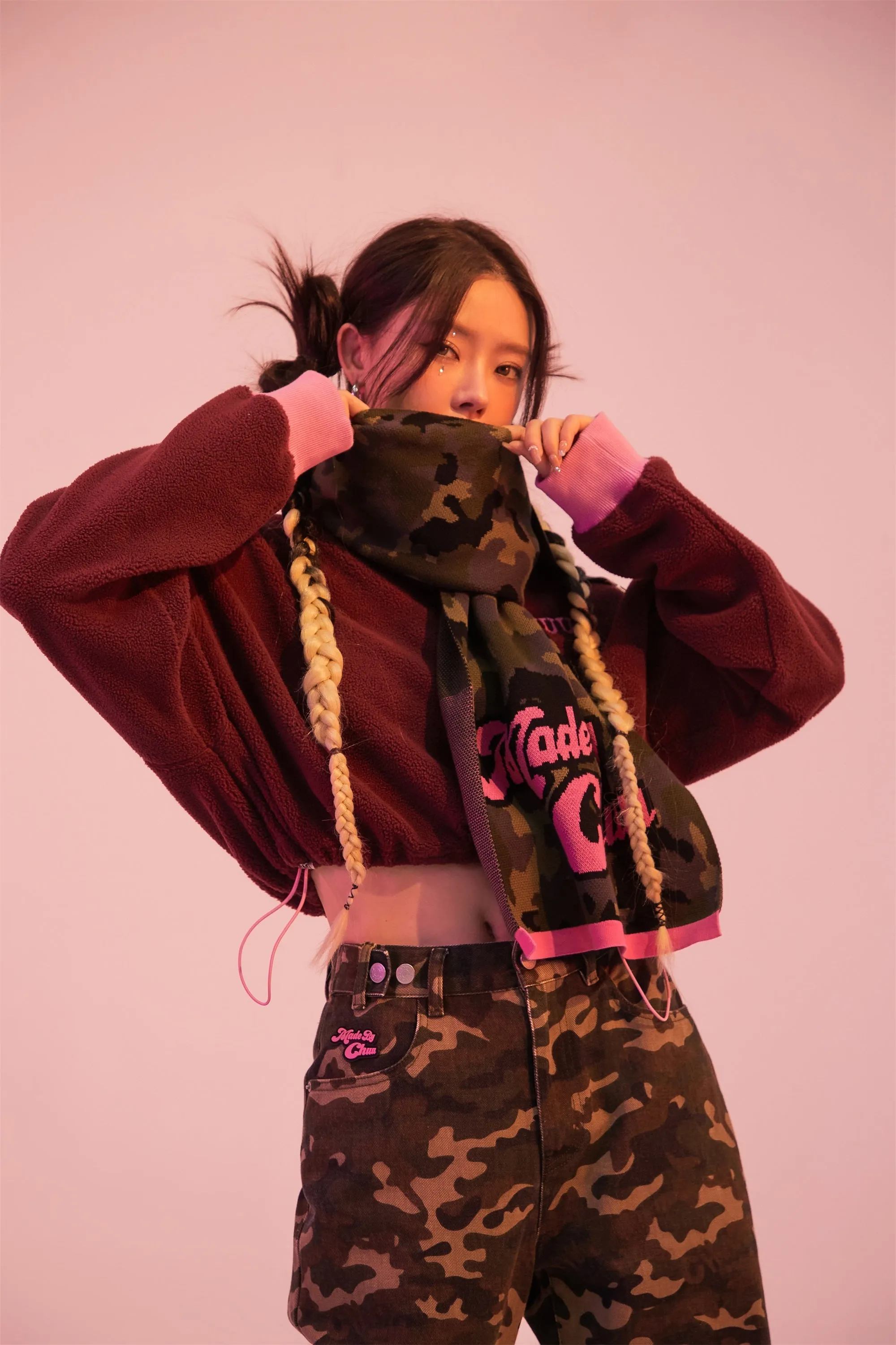 Made By Chuu Camouflage Scarf