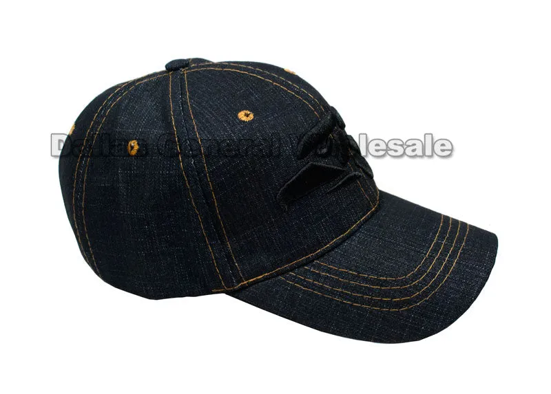 Mexico Eagle Adults Casual Denim Caps Wholesale