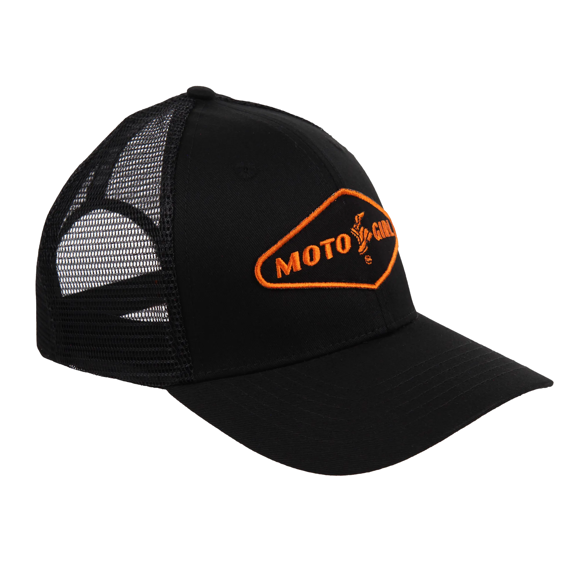 MotoGirl Patch Mesh Cap