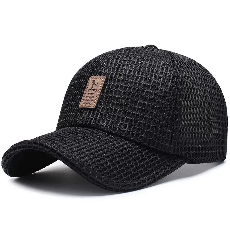 New Arrival Adult Unisex Mesh Baseball Caps Adjustable Cotton Breathable Comfortable Sunshade Sun Hat Snapback Caps Gorras