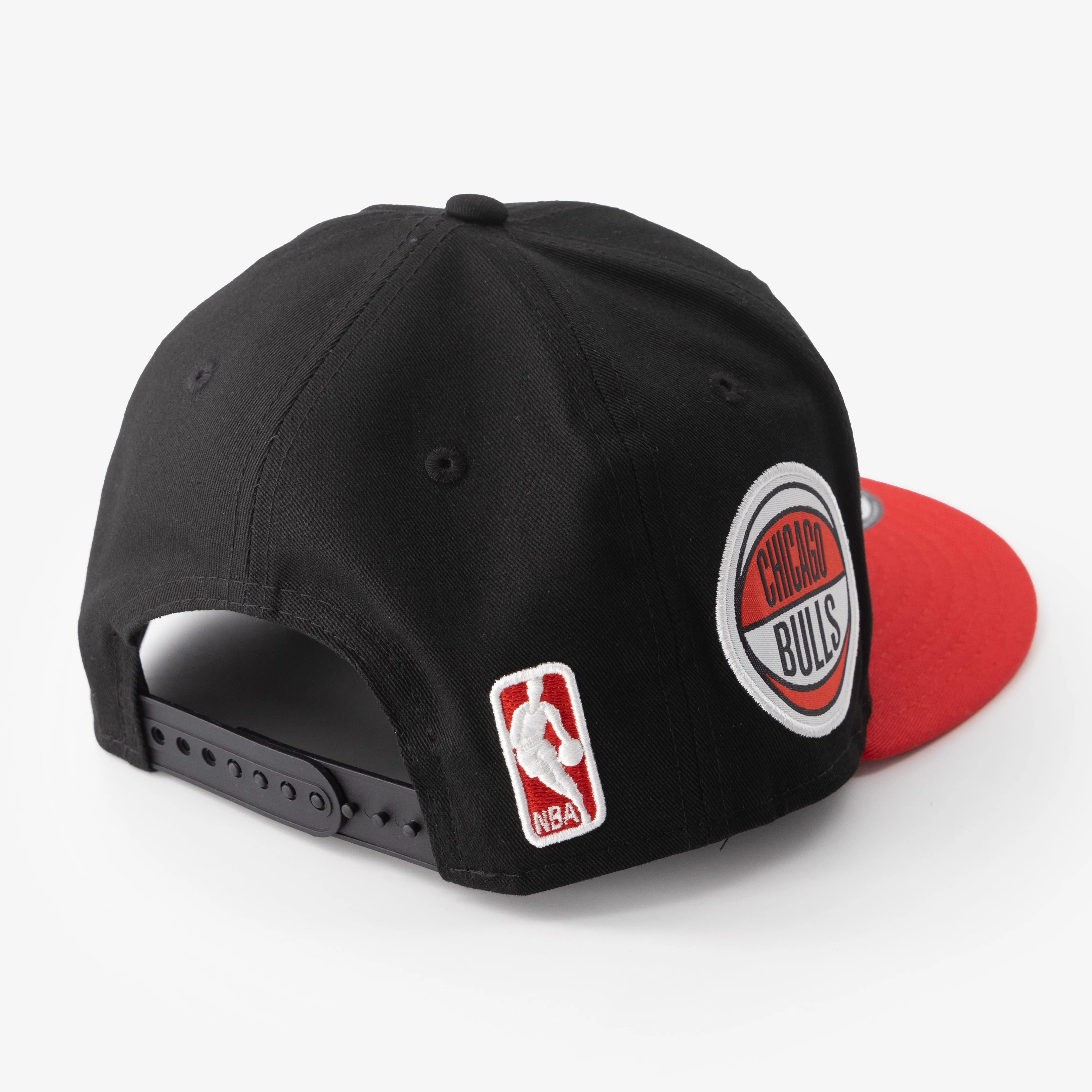 New Era New Era Chicago Bulls Team Side Patch 9FIFTY Snapback Cap