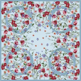 Orla Ermanno Meadowflowers Pale Blue OE345-2 90cm