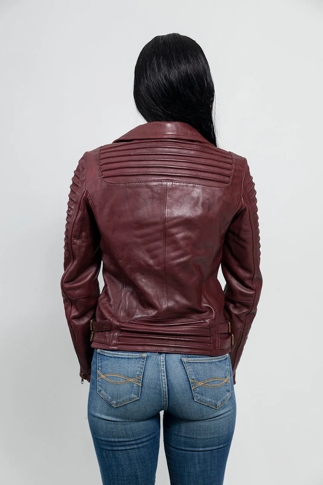 Queens Fashion Lambskin Leather Jacket