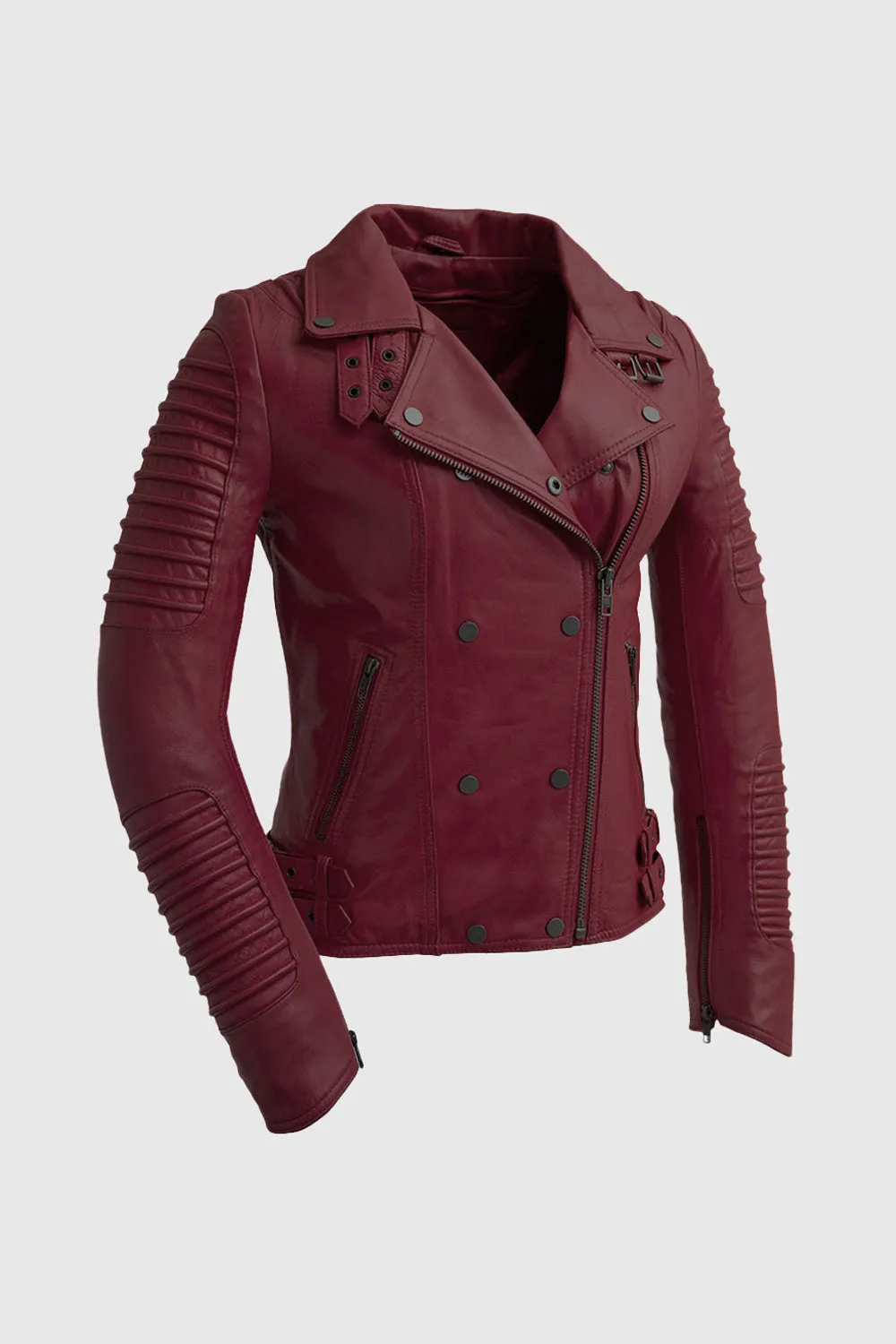 Queens Fashion Lambskin Leather Jacket