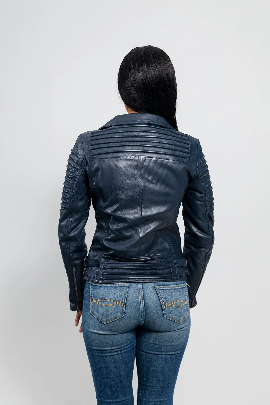 Queens Fashion Lambskin Leather Jacket