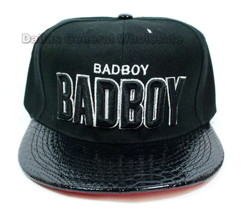 "Badboy" Casual Flat Bill Caps Wholesale