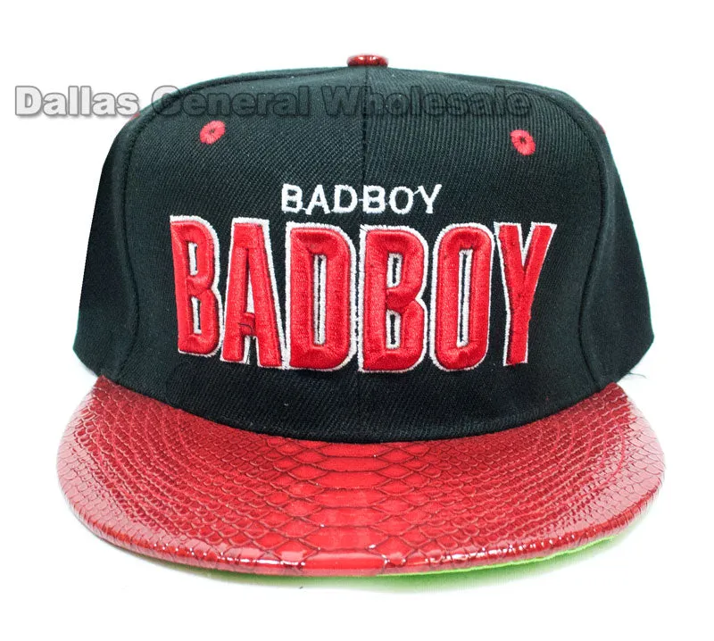 "Badboy" Casual Flat Bill Caps Wholesale