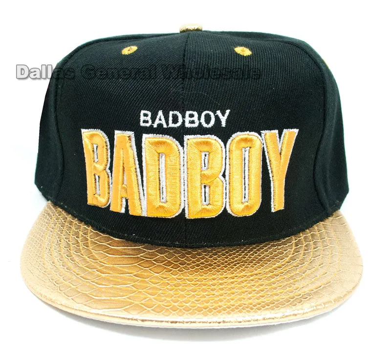 "Badboy" Casual Flat Bill Caps Wholesale