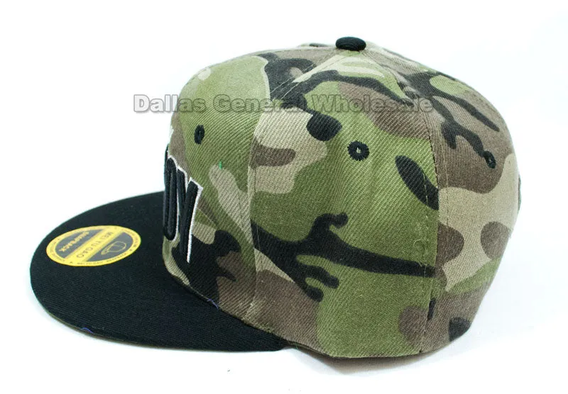 "Badboy" Casual Flat Bill Caps Wholesale