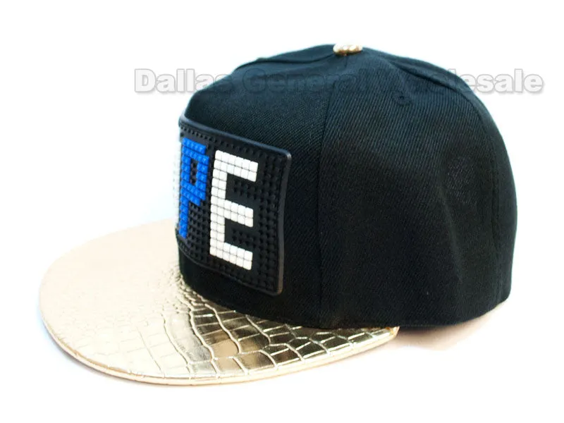 "DOPE" Trendy Snap Back Flat Bill Caps Wholesale